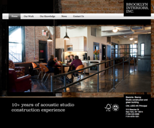 Brookln Interiors website